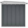 Garden Storage Box Grey 129x67x65 cm - Stylish & Durable