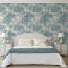 DUTCH WALLCOVERINGS Tropical Wallpaper - Beige & Light Blue