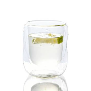 Double Wall Glass Cups - Set of 6 | 250 ml | Hipomarket UK