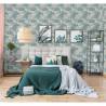 DUTCH WALLCOVERINGS Tropical Wallpaper - Beige & Light Blue