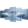 Canvas Wall Print Set Swan 200 x 100 cm Size 200 x 100 cm Quantity in Package 1 Type of print swan 