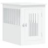 Stylish White Dog Crate Furniture - 45x62x59 cm | HipoMarket