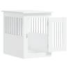 Stylish White Dog Crate Furniture - 45x62x59 cm | HipoMarket