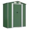 Durable Green Garden Shed 192x108x223 cm - Galvanised Steel