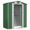 Durable Green Garden Shed 192x108x223 cm - Galvanised Steel