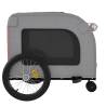 Pet Bike Trailer - Orange & Grey Oxford Fabric, Iron Frame