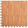 24pcs Wood Grain EVA Foam Floor Mats - 8.64㎡ | HipoMarket