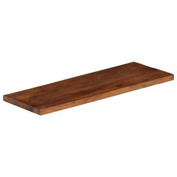 Rectangular Solid Wood Table Top 80x20 cm | HipoMarket