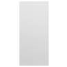 High Gloss White Book Cabinet 66x30x130 cm | HipoMarket