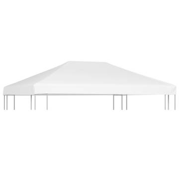 Gazebo Top Cover 4x3 m - Durable White Canopy | HiPo Market