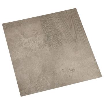 Self-Adhesive Flooring Planks - 55 pcs PVC Grey | Hipo Market