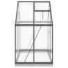 Anthracite Greenhouse with Base Frame - 169x114x202 cm