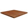 Square Table Top Dark Brown 90x90x4cm Treated Solid Wood Oak Colour dark brown Size 90 x 90 x 4 cm Quantity in Package 1 