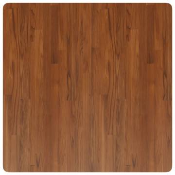 Dark Brown Solid Oak Square Table Top 90x90 cm | HipoMarket