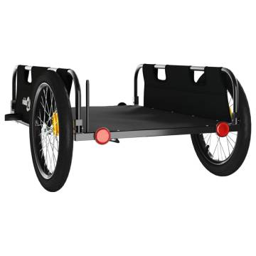 Bike Trailer - Black Oxford Fabric & Iron | HipoMarket