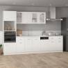 White Dishwasher Panel 45x3x67 cm | Durable Engineered Wood