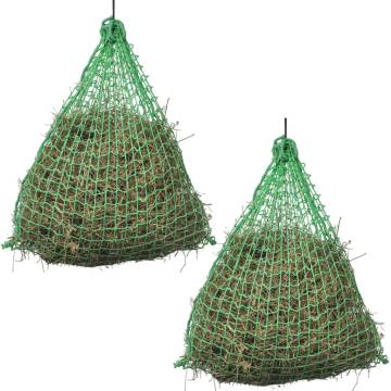 Hay Nets 2 pcs Round 0.75x0.5 m - Strong & Durable | HipoMarket