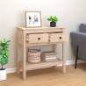 Console Table 75x35 cm - Solid Wood Pine | HipoMarket