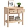 Console Table 75x35 cm - Solid Wood Pine | HipoMarket