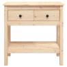 Console Table 75x35 cm - Solid Wood Pine | HipoMarket