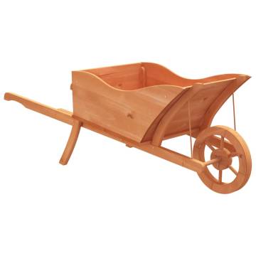 Wheelbarrow Planter - Solid Wood Fir | HipoMarket