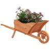 Wheelbarrow Planter - Solid Wood Fir | HipoMarket