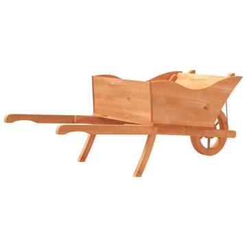 Wheelbarrow Planter - Solid Wood Fir | HipoMarket