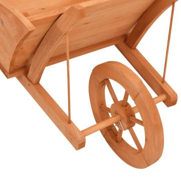 Wheelbarrow Planter - Solid Wood Fir | HipoMarket