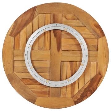 Rotating Teak Wood Table Disk - Durable & Stylish | Hipo Market