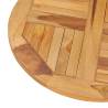 Rotating Teak Wood Table Disk - Durable & Stylish | Hipo Market