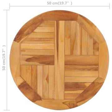 Rotating Teak Wood Table Disk - Durable & Stylish | Hipo Market