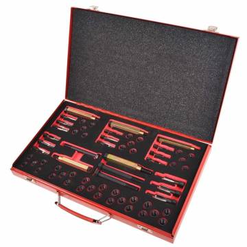 63 Piece Glow Plug Thread Repair Kit - M8 M9 M10 M12