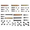 63 Piece Glow Plug Thread Repair Kit - M8 M9 M10 M12