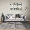 Rug HUARTE Short Pile Soft and Washable Anthracite 200x200 cm Colour anthracite Size 200 x 200 cm 