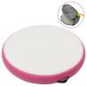 Inflatable Gymnastic Mat with Pump 100x100x15 cm PVC Pink Colour pink and grey Size 100 x 100 x 15 cm Quantity in Package 1 