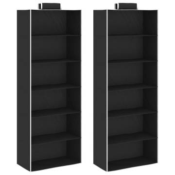 Hanging Closet Organisers - 2 pcs with 6 Shelves | HipoMarket