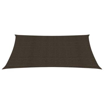 Sunshade Sail 2.5x4.5m Brown - 160 g/m² HDPE | HipoMarket