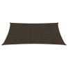 Sunshade Sail 2.5x4.5m Brown - 160 g/m² HDPE | HipoMarket