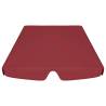 Replacement Canopy for Garden Swing - Wine Red | HipoMarket