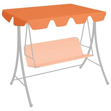 Replacement Canopy for Garden Swing - Orange | HipoMarket