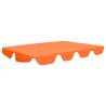 Replacement Canopy for Garden Swing - Orange | HipoMarket