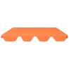 Replacement Canopy for Garden Swing - Orange | HipoMarket