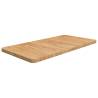 Bathroom Countertop Light Brown 80x40x2.5cm Treated Solid Wood Colour light brown Size 80 x 40 x 2.5 cm 