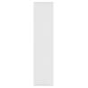 Stylish White Book Cabinet/Sideboard - 66x30x130 cm