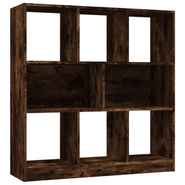 Smoked Oak Book Cabinet - Stylish & Practical Storage Solution