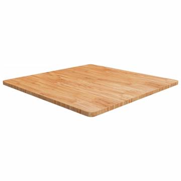 Light Brown Square Table Top - Solid Oak 90x90cm | HiPoMarket