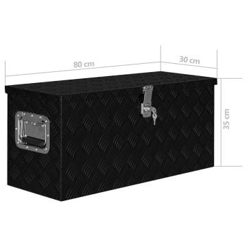 Aluminium Box 80x30x35 cm - Durable & Secure Storage