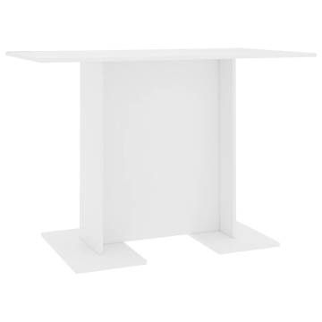 Elegant White Dining Table 110x60 cm | Hipomarket