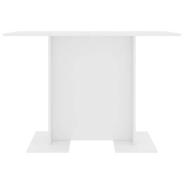 Elegant White Dining Table 110x60 cm | Hipomarket