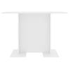 Elegant White Dining Table 110x60 cm | Hipomarket